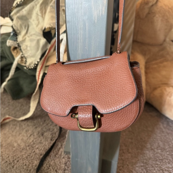 J. Crew tan leather crossbody - Picture 5 of 6